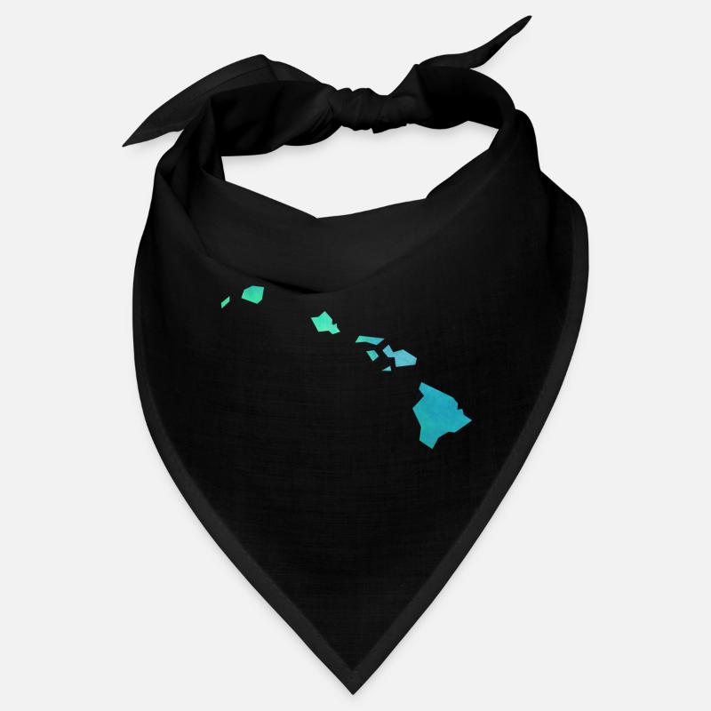 hawaii - Bandana - Schwarz