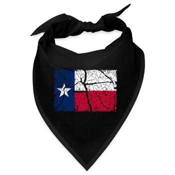 Texas Vintage - Bandana - Schwarz - Vorne