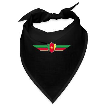 Kamerun Fan Weltmeisterschaft - Bandana - Schwarz - Vorne