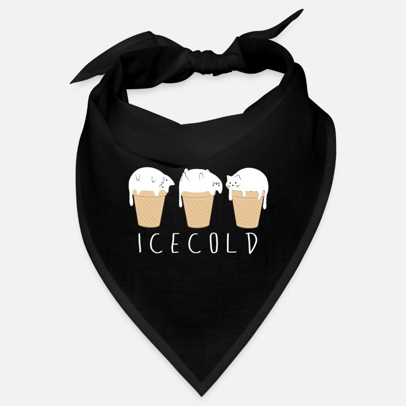 icecold katze lustige katze baby eiscreme Bandana