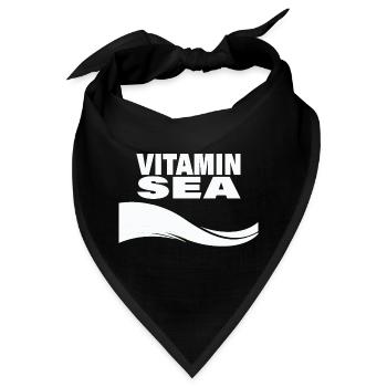 VITAMIN SEA - Bandana - Schwarz - Vorne