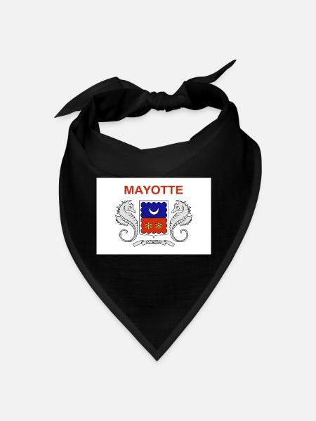Mayotte - Bandana - black - Front