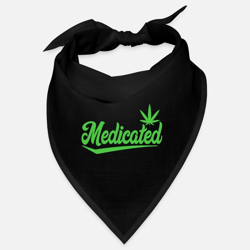 Script médicamenteux avec feuille | 420 Ambiance relaxante Bandana