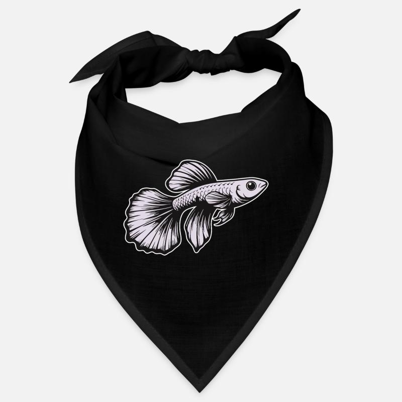 White Guppy Design – Aquarium Fish Bandana
