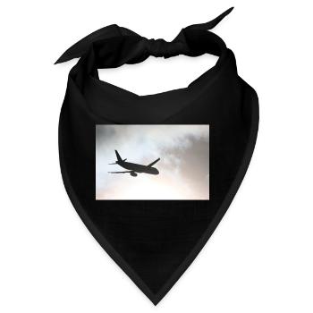 Das Phantom am Himmel - Bandana - Schwarz - Vorne