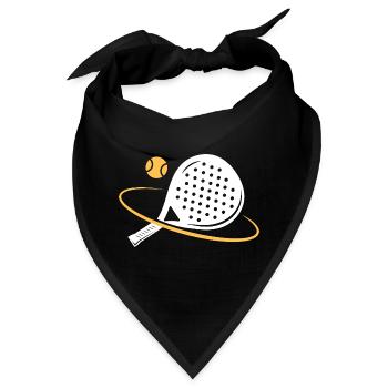 Ich kann kein Padel haben - Bandana - Schwarz - Vorne
