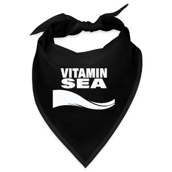 VITAMIN SEA - Bandana - Schwarz - Vorne