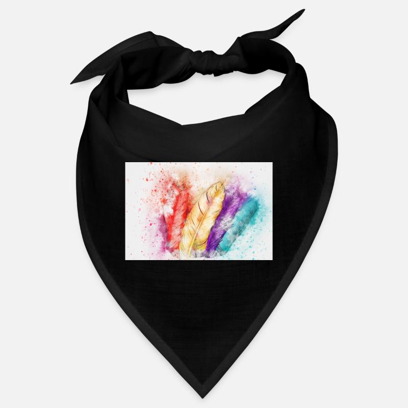 Bunte Federenkunst Bandana