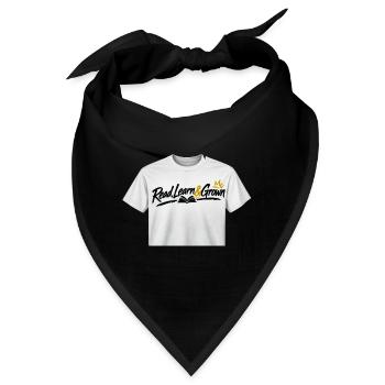Lies Learn & Grown - Bandana - Schwarz - Vorne
