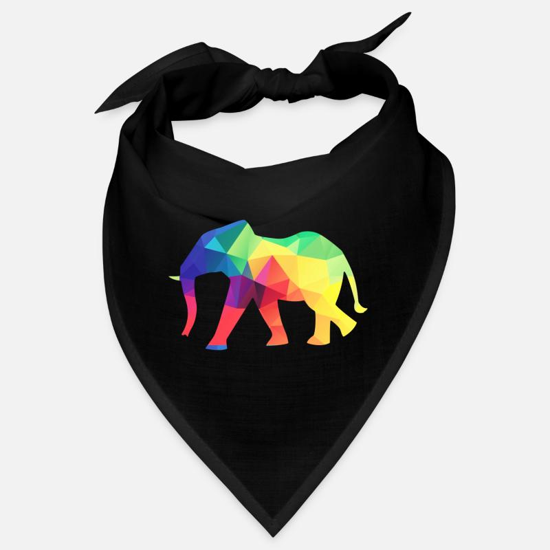 Bunter Elefant Bandana