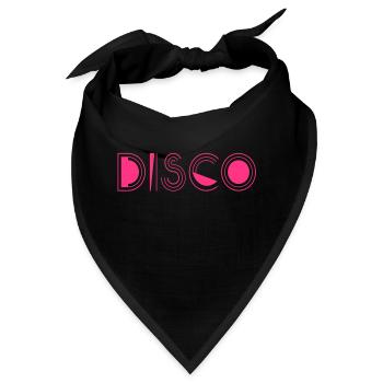 Disco - Bandana - Schwarz - Vorne