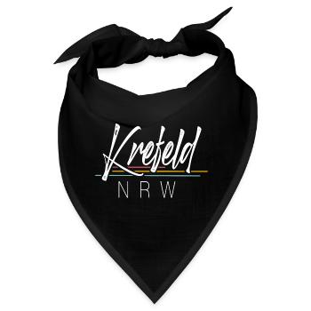 Krefeld Nrw - Bandana - Schwarz - Vorne