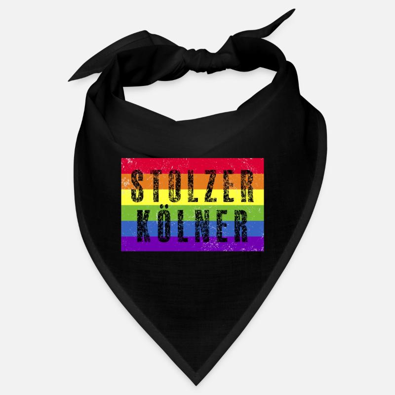 Stolzer Kölner - Regenbogenfahne Bandana