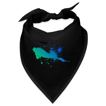 Scuba Taucher Scuba Tauchen Taucher Scuba Diver - Bandana - Schwarz - Vorne