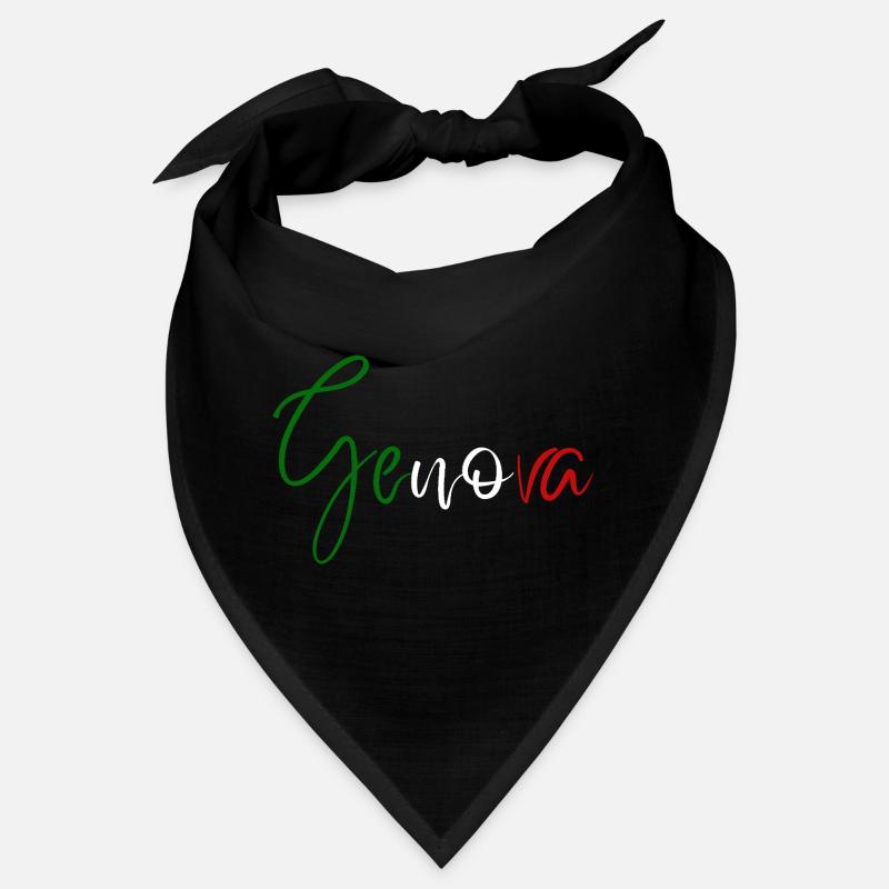 Amo Genoa, elegantes minimalistisches Design Bandana