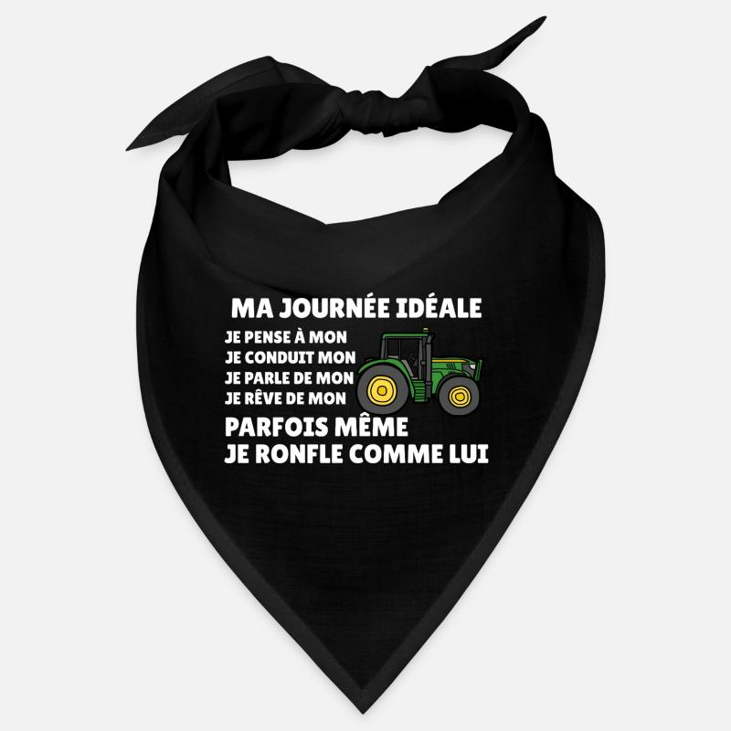 Farm tractor, farmer humor, peasant passion Bandana