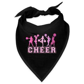 Cheer Squad Cheerleader Sport Mädchen - Bandana - Schwarz - Vorne