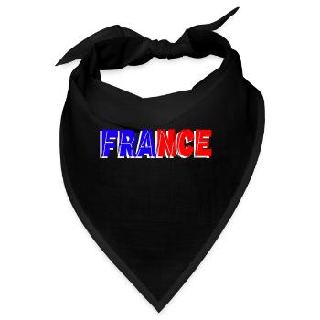 france - Bandana - Schwarz - Vorne
