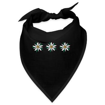 Edelweiss - Bandana - Schwarz - Vorne