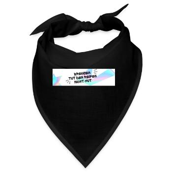 Bremsen tut den Reifen nicht gut - Bandana - Schwarz - Vorne