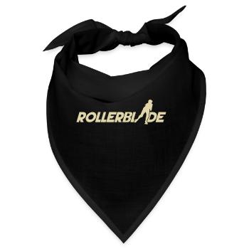 Rollerblade schrift silhouette hell - Bandana - Schwarz - Vorne