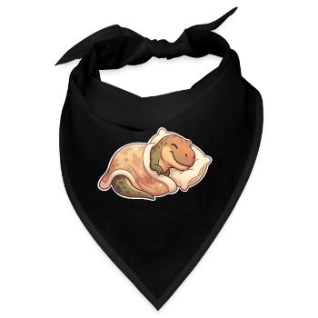 T Rex Schlafen - Bandana - Schwarz - Vorne