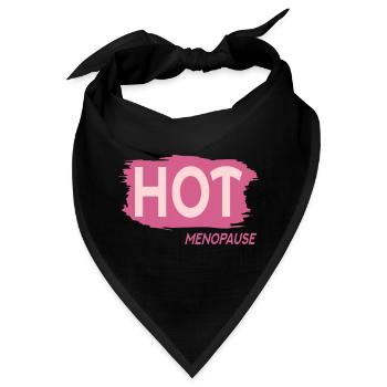 Hitzewallungen in den Wechseljahren - Bandana - Schwarz - Vorne