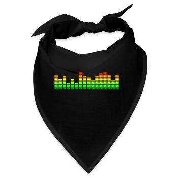 Musik Equalizer & visualizer - Bandana - Schwarz - Vorne