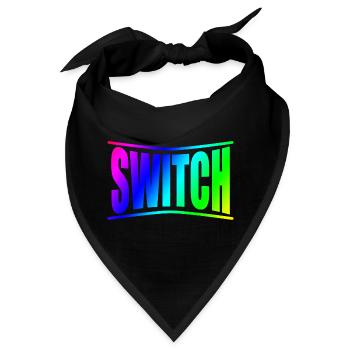 Swich BDSM Bondage Disziplinen - Bandana - Schwarz - Vorne