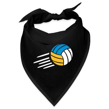 Beachvolleyball - Bandana - Schwarz - Vorne