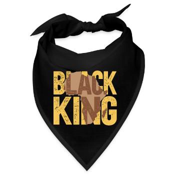 Black King - Bandana - Schwarz - Vorne