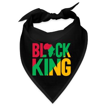 Black King - Bandana - Schwarz - Vorne