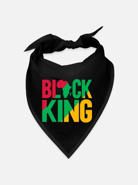 Black King - Bandana - black - Front