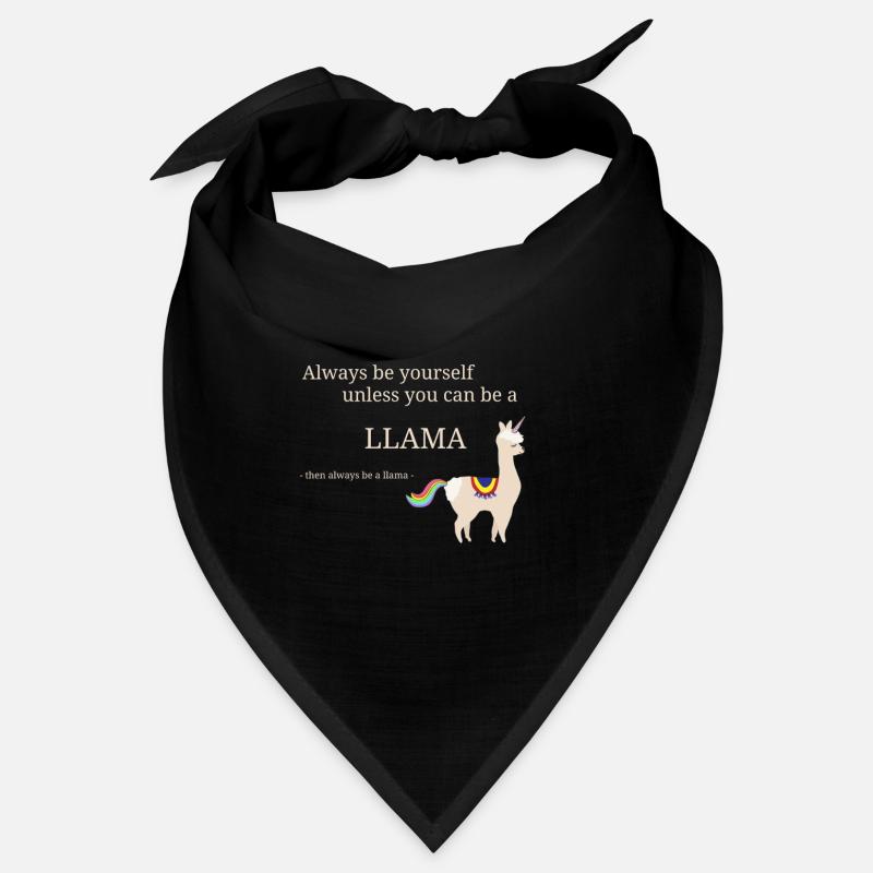 Lama unicorn with cool saying Bandana