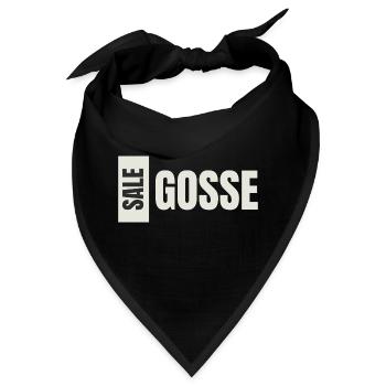 Schmutziges Kind - Bandana - Schwarz - Vorne