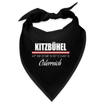 Kitzbühel - Bandana - Schwarz - Vorne