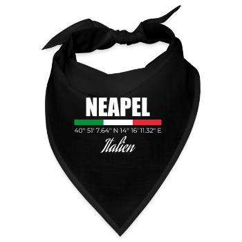 Neapel - Bandana - Schwarz - Vorne