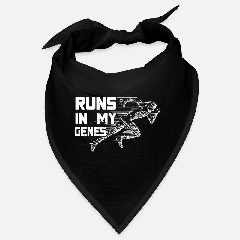 Course de marathon dans mon cadeau de course génétique Bandana