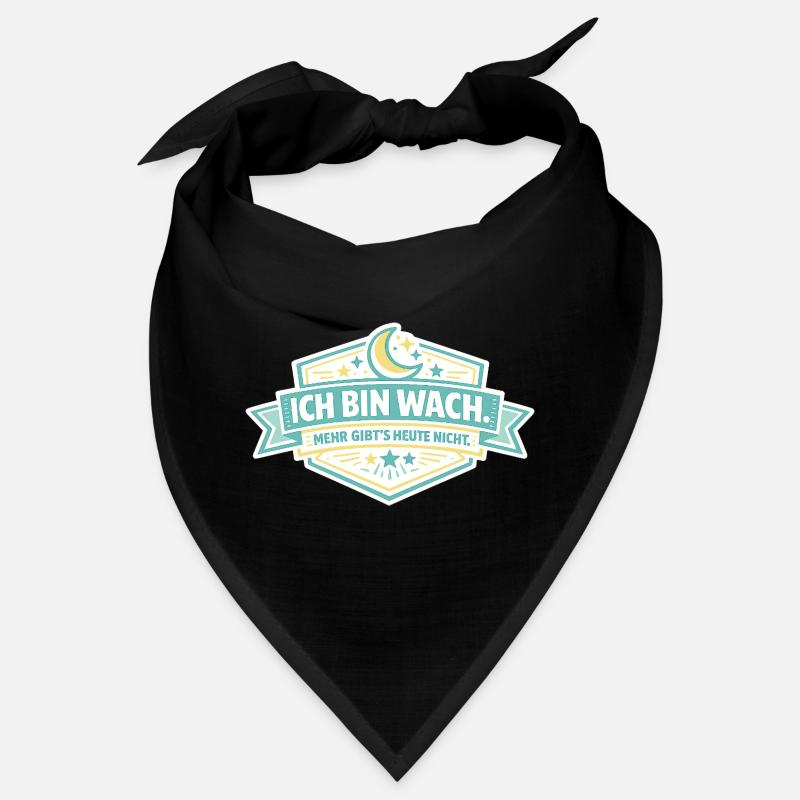Ich bin wach Badge Bandana