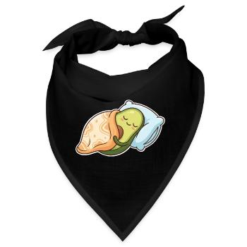 Avocado Schlafen - Bandana - Schwarz - Vorne
