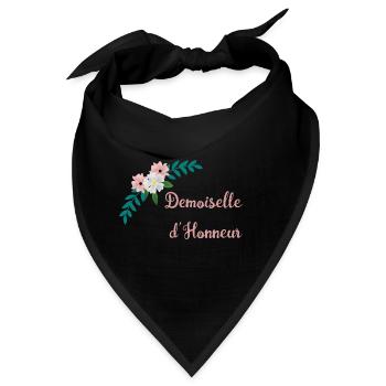 Brautjungfer - Bukolische Sammlung - Bandana - Schwarz - Vorne