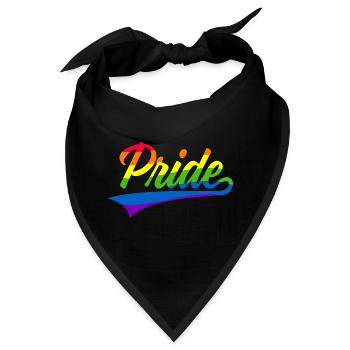 PRIDE LGBT CSD - Bandana - Schwarz - Vorne