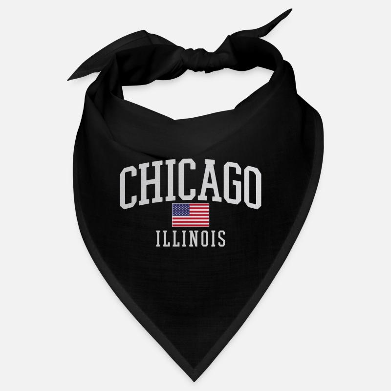 Chicago Flag Arc Emblem Bandana
