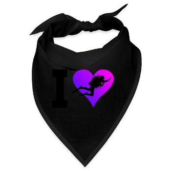 Scuba Taucher Scuba Diver Scuba Tauchen - Bandana - Schwarz - Vorne