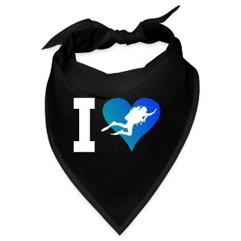 Diving Scuba Diver Scuba Taucher Scuba Tauchen - Bandana - Schwarz - Vorne