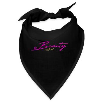 Beauty Girl Crown Pink - Bandana - Schwarz - Vorne