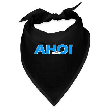 Schiff AHOI - Bandana - Schwarz - Vorne