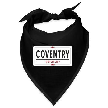 Ortsschild von Coventry - Bandana - Schwarz - Vorne