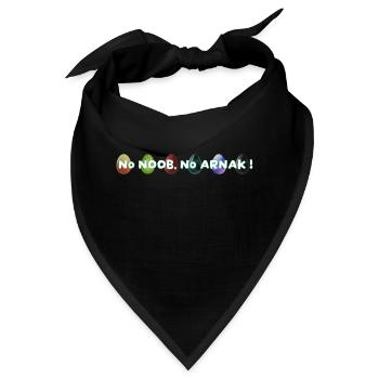 No Noob no arnak! - Bandana - Schwarz - Vorne