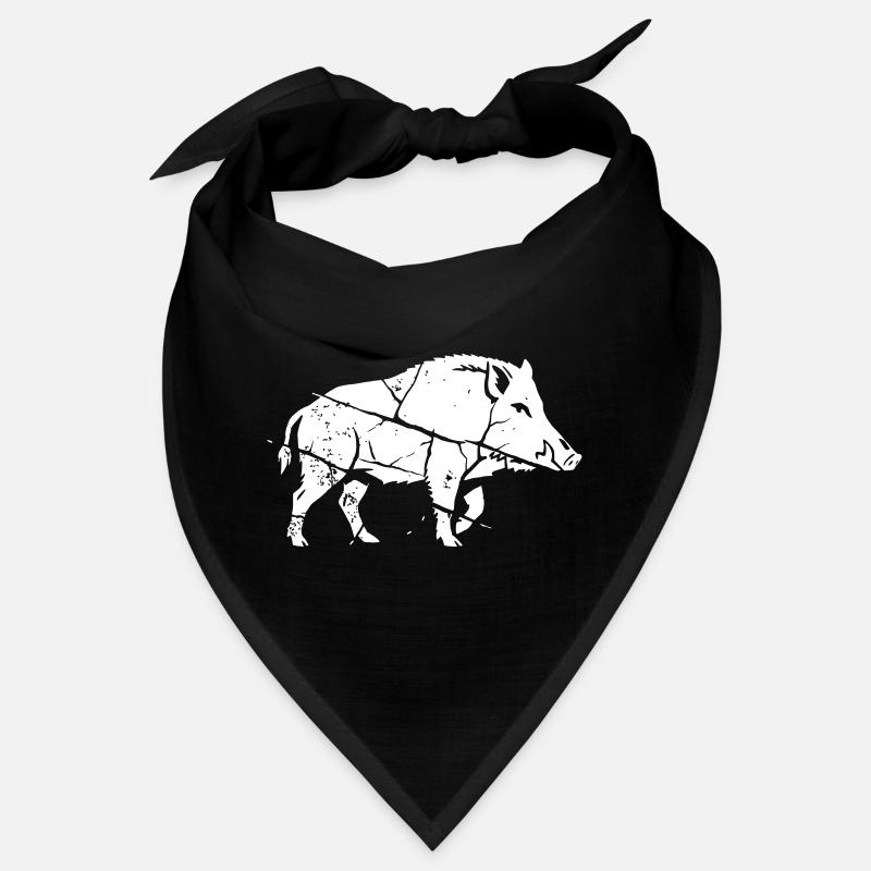 Wildschwein Mosaik Splitter Kunst Vektor Bandana